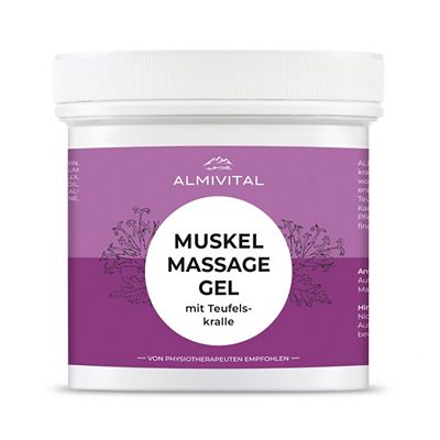 ALMIVITAL Muskel Massage Gel mit Teufelskralle 500ml