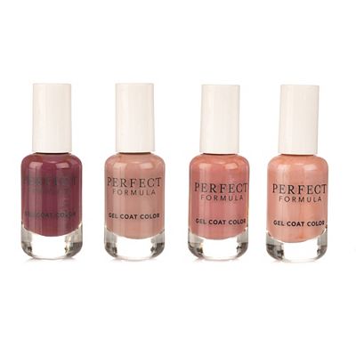 PERFECT FORMULA Nagellack-Set Colour Collection Gel Coat Color 4x 8ml