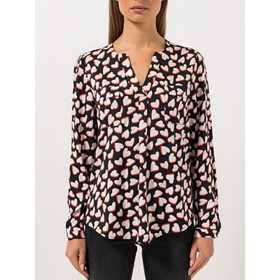 STEFFEN SCHRAUT Bluse Mailand Ärmelriegel Brusttaschen leger weit