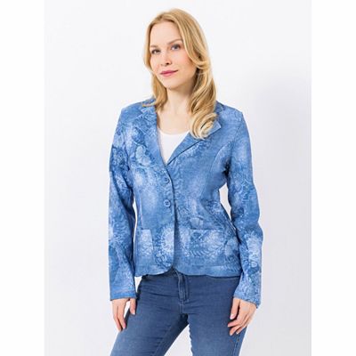 DINE 'N' DANCE Blazer, 1/1-Arm 2 Taschen Strassdetail figurbetont