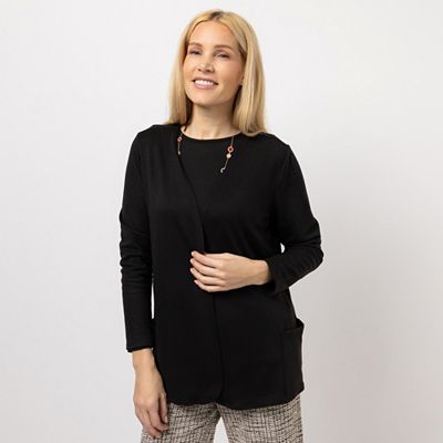 KIM & CO. Cardigan, Langarm Soft Touch Jersey Eingrifftaschen figurumspielend