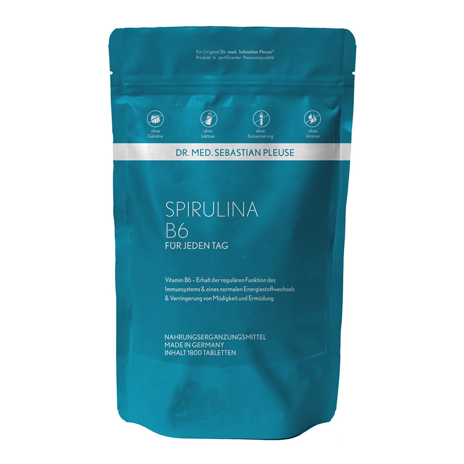 Dr. med. Sebastian Pleuse Spirulina B6 1.800 Tabletten für 120 Tage