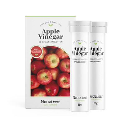 Thumbnail - NutraLinea® Apple Vinegar mit Apfelessigextrakt & Vitamin B6 4x20 Tabletten