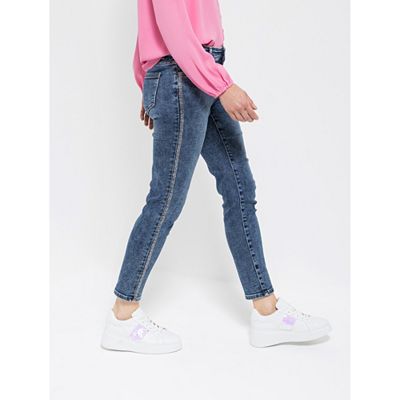 Thumbnail - STEFFEN SCHRAUT Jeans, knöchellang 5-Pocket-Style mit Strasssteinen sehr schmales Bein