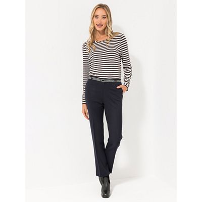 STRANDFEIN Hose Logo Gummibund OEKO-TEX®Standard 100 Bügelfalten