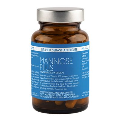 Thumbnail - Dr. med. Sebastian Pleuse Mannose Plus mit Zink & Vitaminen 60 St. für 30 T.
