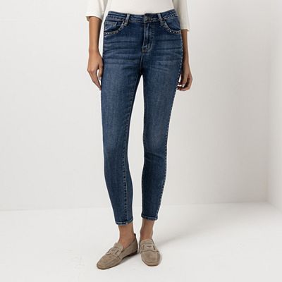 Thumbnail - STEFFEN SCHRAUT Jeans, Stretch-Denim knöchellang Nietendetails skinny fit