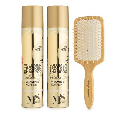 Thumbnail - MARGOT SCHMITT® Deluxe Pure Trockenshampoo 2x300ml & Paddelbürste