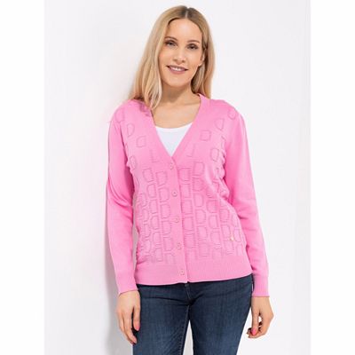 Thumbnail - DAWID by Dawid Tomaszewski Cardigan, 1/1-Arm V-Ausschnitt figurumspielend