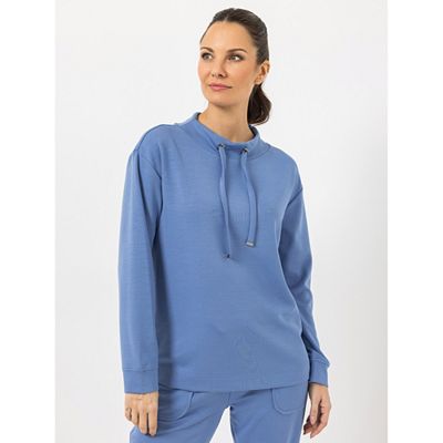 STEFFEN SCHRAUT Scubashirt Stehkragen mit Zierband leger weit