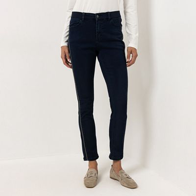 STEFFEN SCHRAUT Jeanshose knöchellang Teildehnbund sehr schmales Bein