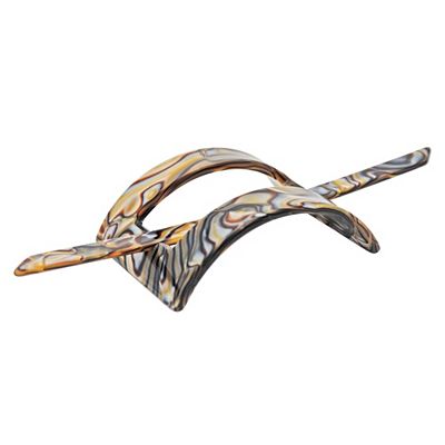 OAKLAND Duttspange mit Pfeil Jede Spange ein Unikat, handgefertigt ca. 6,5 x 4,5cm