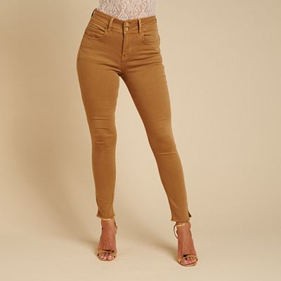 Thumbnail - SCHIFFHAUER MUNICH® Jeans, Happiness elastisch Saum gefranst knöchellang