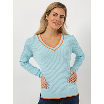 Thumbnail - DAWID by Dawid Tomaszewski Pullover, Langarm Zopfstrickmuster figurumspielend