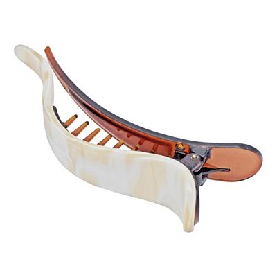 OAKLAND Pelikan-Pfeilspange gebogen, handgefert., Jede Spange ein Unkat ca. 10,5cm