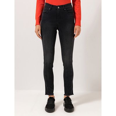 STEFFEN SCHRAUT Jeans knöchellang schmeichelnde Ziernähte sehr schmales Bein