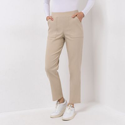 KIM & CO. Hose, knöchellang Stretch Bengaline Rundumdehnbund schmales Bein