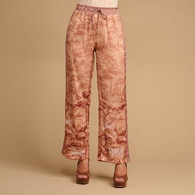 Thumbnail - SCHIFFHAUER MUNICH® Hose Asia gerade Form Allover Druck weites Bein