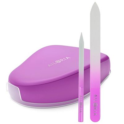 AILORIA Fußpflegeset Doucette aus Nano-Glas & 2 Nagelfeilen