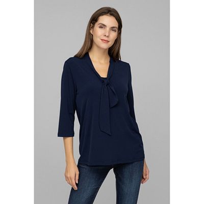 KIM & CO. Shirt, 3/4-Arm Brazil Knit Jersey Bindeband figurumspielend