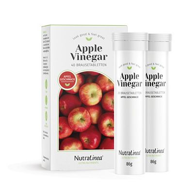 Thumbnail - NutraLinea® Apple Vinegar mit Apfelessigextrakt & Vitamin B6 2x20 Tabletten