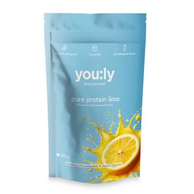 you:ly Pure Protein Limo Inhalt 375 g für 15 Portionen