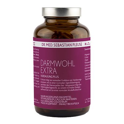 Dr. med. Sebastian Pleuse Darmwohl Extra mit Colostrum 180 Kapseln - 90 Tage