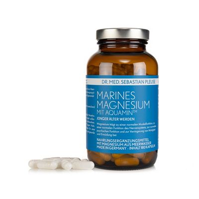 Dr. med. Sebastian Pleuse Marines Magnesium mit Aquamin ™ 180 Kapseln für 180 T
