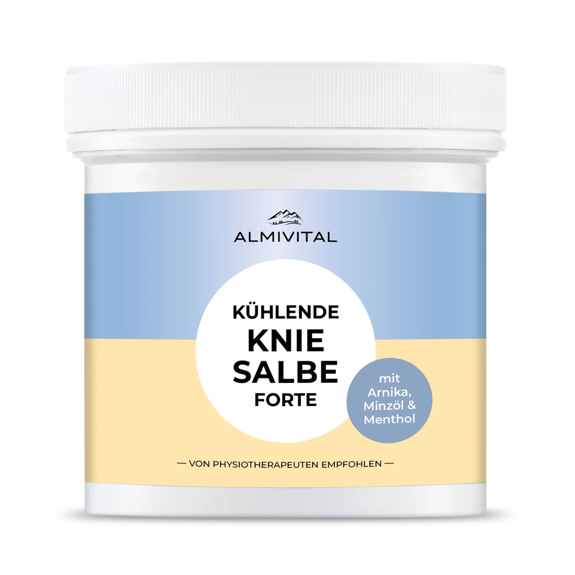 ALMIVITAL Kühlende Kniesalbe Forte zur Pflege & Entspannung 500 ml
