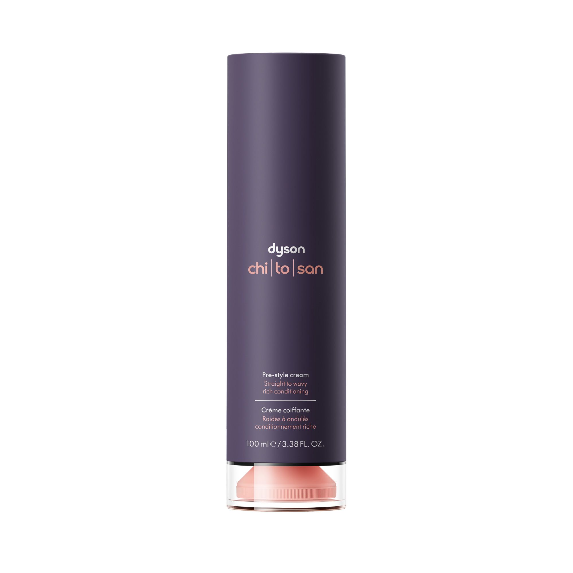 DYSON Chitosan™ Pre-Style Cream für glattes bis welliges Haar, reichh. Pflege,100 ml