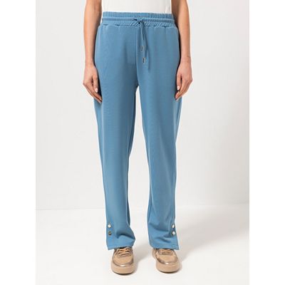 STEFFEN SCHRAUT Joggpants in Scuba Rundumdehnbund Knopf-Details konischer Beinverlauf