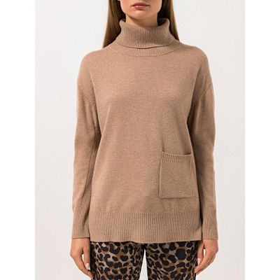 STEFFEN SCHRAUT Pullover Nancy Rollkragen Rippendetails Oversize - leger weit