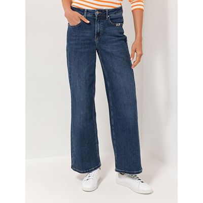 Thumbnail - STRANDFEIN Jeanshose lange Form 5-Pocket-Style weites Bein