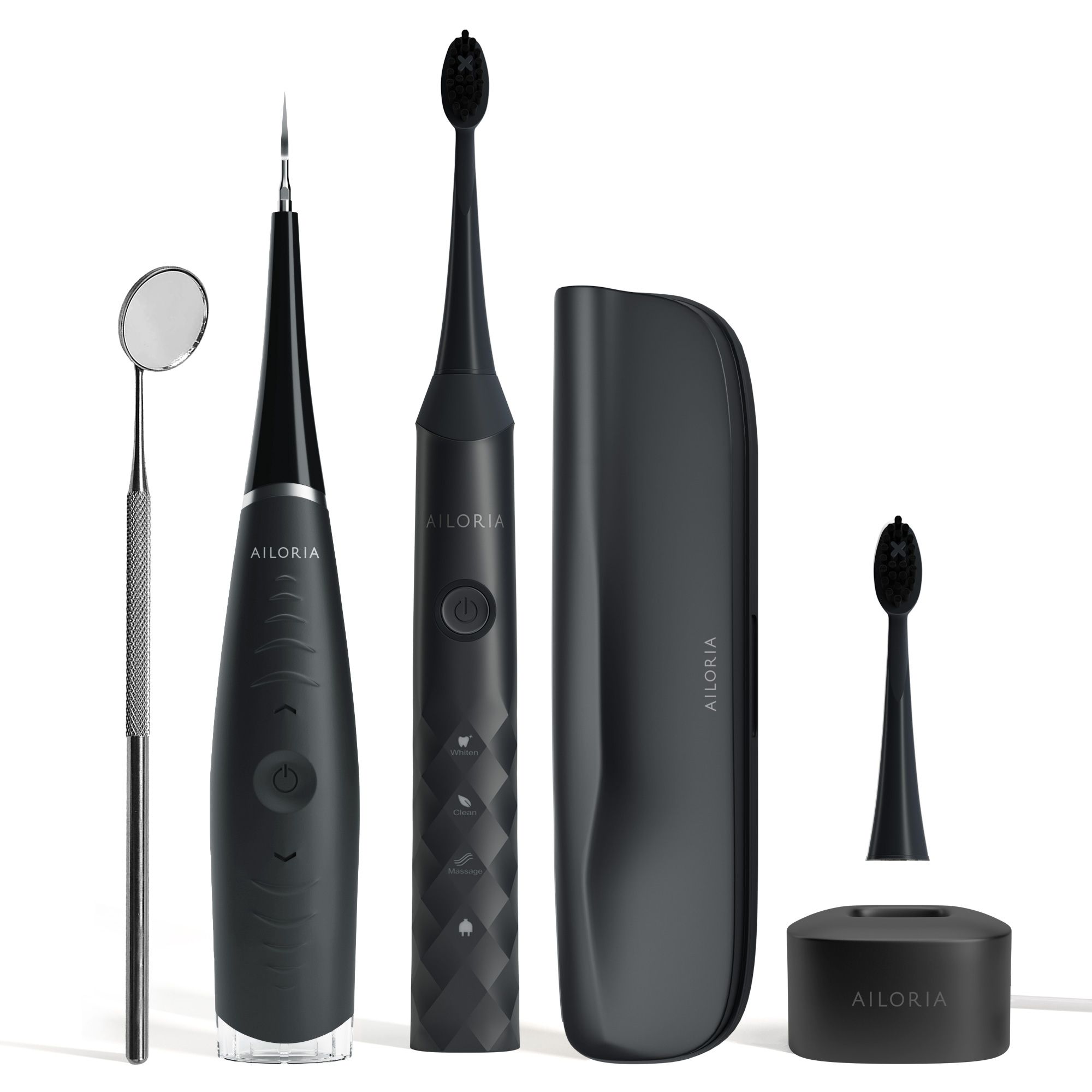 AILORIA Shine Bright Schallzahnbürste & Deplaqued Schall-Zahnreiniger  50398620 / 50398617 / 50398618 / 50398619