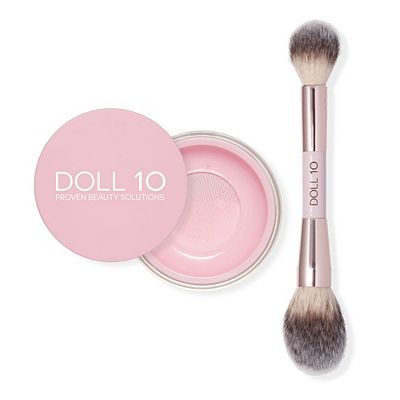 DOLL 10 BEAUTY Pink Power Brightening Treatment Puder 6g mit Pinsel