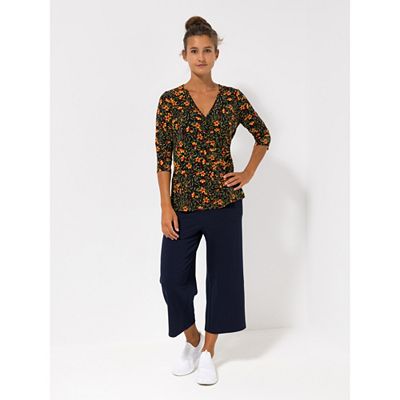 KIM & CO. Shirt, 3/4-Arm Brazil Knit Jersey Wickel-Optik figurumspielend