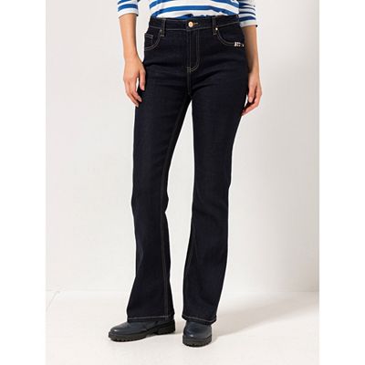 STRANDFEIN Jeanshose lange Form 5-Pocket-Style Bootcut