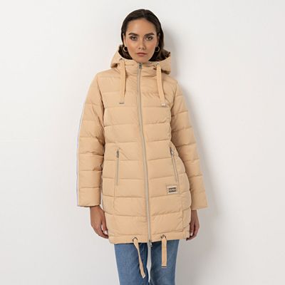 STEFFEN SCHRAUT Steppmantel mit Kapuze 2-Wege-Reißverschluß figurumspielend