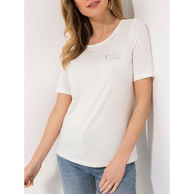 STEFFEN SCHRAUT Shirt Ibiza, 1/2-Arm Rundhalsausschnitt Foliendruck figurumspielend