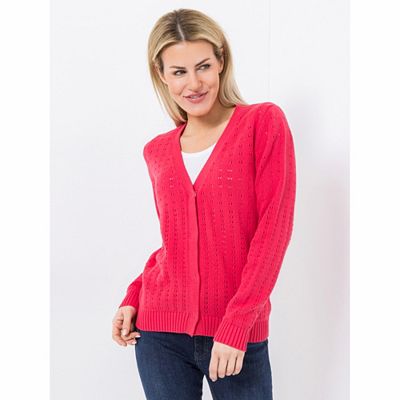 Thumbnail - DAWID by Dawid Tomaszewski Cardigan, Langarm Lochmusterdesign figurumspielend