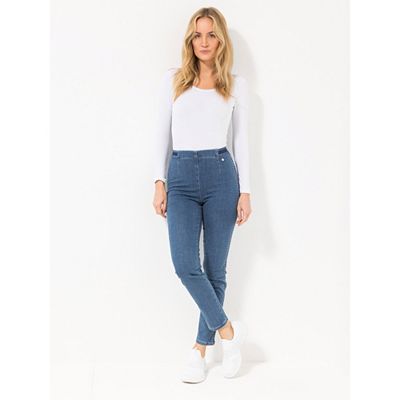 EVA LUTZ Jeggings Elsa Rundumdehnbund knöchellang schmales Bein