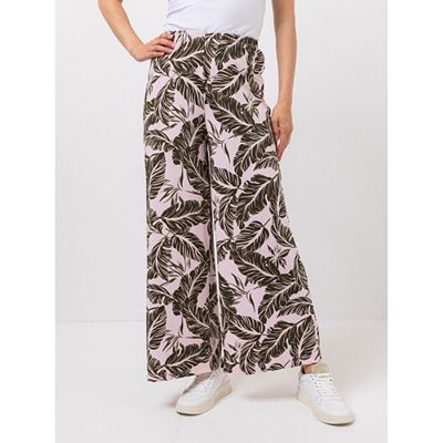 KIM & CO. Hose, knöchellang Brazil Knit Jersey Rundumdehnbund weites Bein