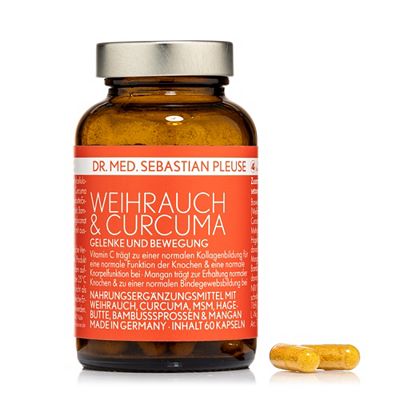 Thumbnail - Dr. med. Sebastian Pleuse Weihrauch & Curcuma mit MSM, 60 Kapseln für 30 Tage