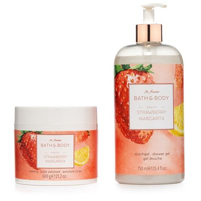 M.ASAM® Strawberry Margarita Duschgel 750ml, Peeling 600g