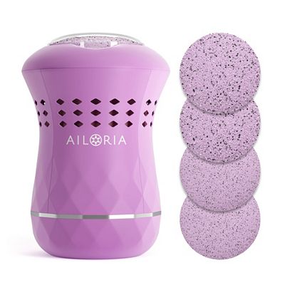 AILORIA Lustre PRO - elektr. Hornhautentferner mit Saugfunktion & mit 4x Disks