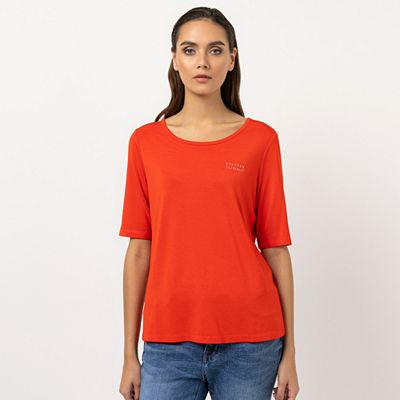 STEFFEN SCHRAUT Shirt Ibiza langer Halbarm mit ECOVERO Viskose figurumspielend