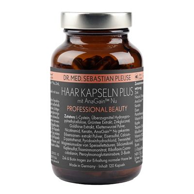 Dr. med. Sebastian Pleuse Haar Kapseln mit AnaGain™ Nu & Keratin 120 Stück. für 60 T.