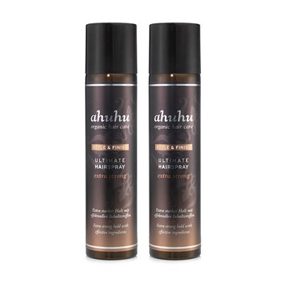 Thumbnail - ahuhu organic hair care Ultimate Hairspray- extra stark 2x 300ml