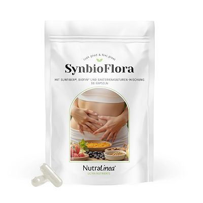 Thumbnail - NutraLinea® Synbioflora mit Bakterienkulturen 60 Kapseln für 60 Tage