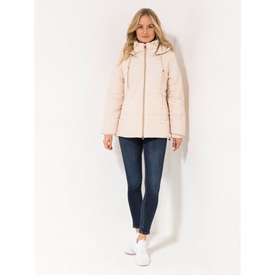 Thumbnail - ICONIC by Marina Hoermanseder Steppjacke abnehmbare Kapuze leger weit